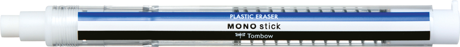 Tombow gumstift MONO Stick, blauw/wit/zwart