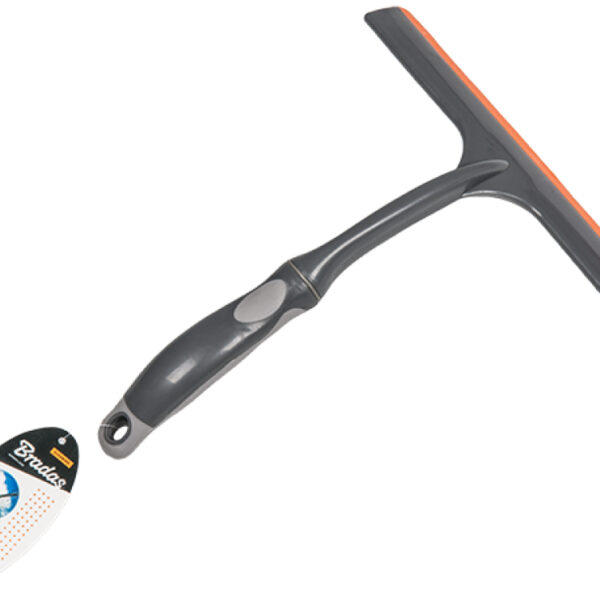 Bradas douchewisser antraciet/oranje