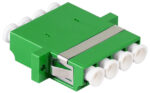 LogiLink glasvezel koppelingsset, LC-Duplex Quad, groen, 12 stuks
