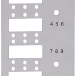 LogiLink frontpaneel voor splitsverdeelkast, geschikt voor 12 poorten