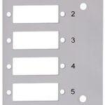 LogiLink frontpaneel voor splitsverdelerkast, geschikt voor 6 poorten
