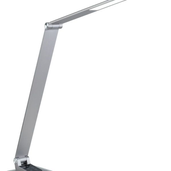 PAPERFLOW LED-bureaulamp OLGA met standvoet, grijs