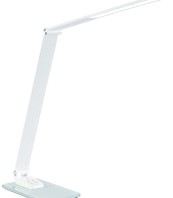 PAPERFLOW LED-bureaulamp OLGA met standvoet, wit