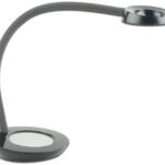 PAPERFLOW LED-bureaulamp TOBY met standvoet, zwart