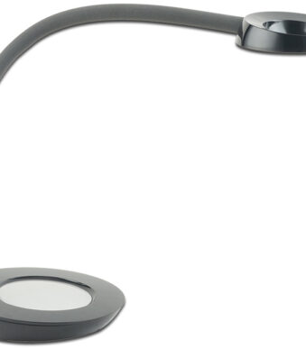 PAPERFLOW LED-bureaulamp TOBY met standvoet, zwart