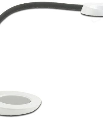 PAPERFLOW LED-bureaulamp TOBY met standvoet, wit