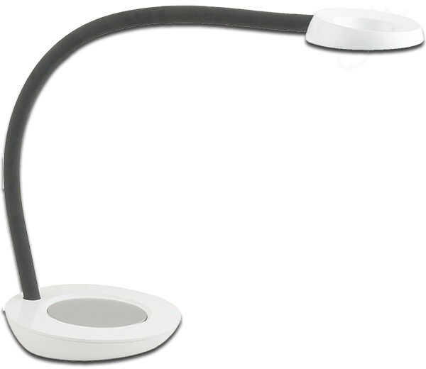 PAPERFLOW LED-bureaulamp TOBY met standvoet, wit