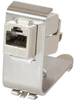 Logikabeldraagsysteen-adapter voor 1 stekkerdoosmodule, metaal