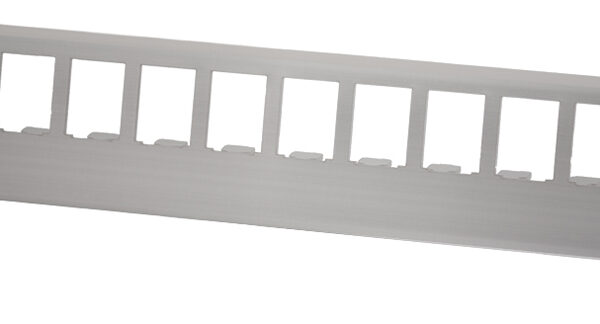 LogiLink DIN-railhouder voor 12 Keystone modules, RVS