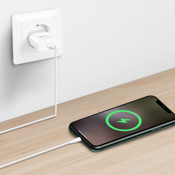 LogiLink USB-C laadadapter - 30 watt - wit