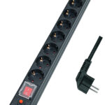 LogiLink 19 inch stekkerdoos 8-voudig met overspanningsbeveiliging
