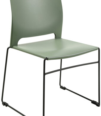 Topstar Visit Lite bezoekersstoel, kunststof, olijfgroen