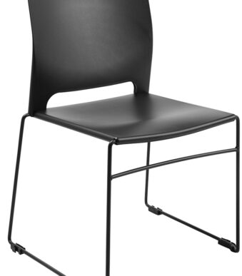 Topstar Visit Lite bezoekersstoel, kunststof, zwart