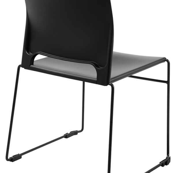 Topstar Visit Lite bezoekersstoel, kunststof, zwart