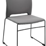 Topstar Visit Lite bezoekersstoel met bekleding, grijs