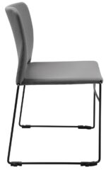 Topstar Visit Lite bezoekersstoel met bekleding, grijs