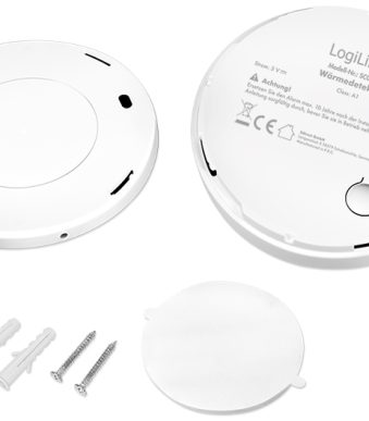 LogiLink Hittemelder, wit, alarmsignaal ca. 85 dB