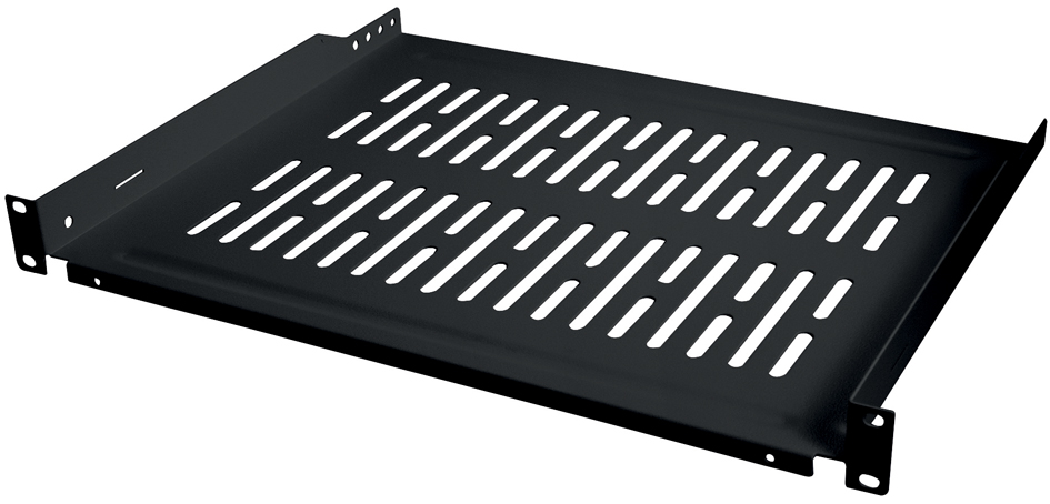 LogiLink 19" vaste legbord, 1HE, 350 mm, zwart LogiLink 19" vaste legbord, 1HE, 350 mm, zwart