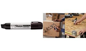 Sharpie permanent marker METAL MAGNUM, wigpunt, zwart Sharpie permanent marker METAL MAGNUM, wigpunt, zwart