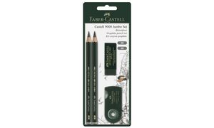 FABER-CASTELL potloden CASTELL 9000 Jumbo tekenset