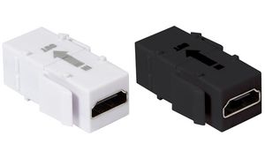 LogiLink HDMI-connector met signaalversterker, wit.
