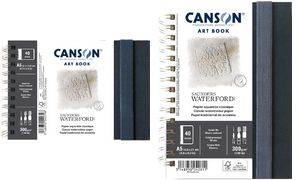 CANSON schetsboek ART BOOK Saunders Waterford A5 dwarsformaat