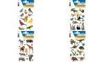Papieren stickervellen exotische dieren
