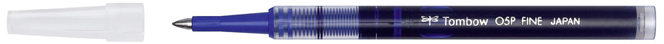 Tombow vulling voor rollerpen, 0,5 mm, blauw