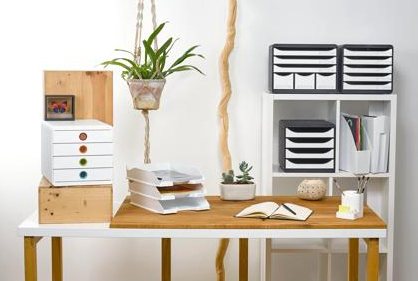 EXACOMPTA ladekast POP-BOX 4 laden wit/gekleurd