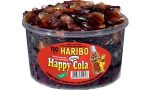 Haribo Fruitgommetjes Happy Cola, Trommel 150 Stuks