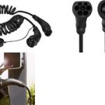 HARTING spiraal laadkabel voor elektrische auto, type 2, 3-fases, 11 kW, 5 m