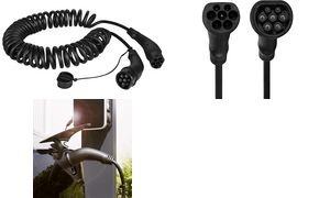 HARTING spiraal laadkabel voor elektrische auto, type 2, 3-fases, 11 kW, 5 m